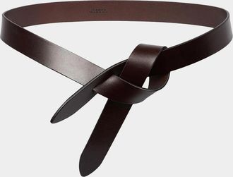 Isabel Marant Lecce Leather Pull-Through Belt