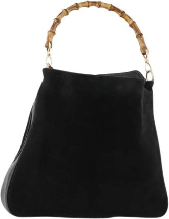 Gucci Pre-owned Vintage Schoudertas - Dames - Vintage Handtas - Zwart - ONE Size - Leer - Vintage
