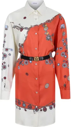 Versace Donna, Abiti, Multicolore, S, new