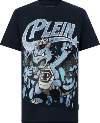 Philipp Plein Uomo, Top, Blu, 5Xl, new