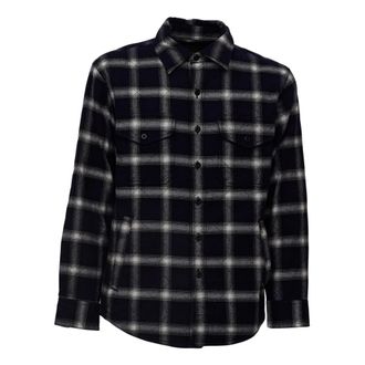 Filson Ge&iuml;soleerd Flanellen Shirt - Heren - Casual Overhemden - Blauw - XL - Leer - Overhemden