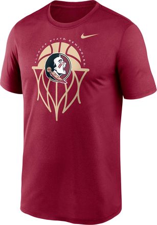 Nike Florida State Legend Basketball Icon Nike Mens Dri-FIT College T-Shirt in Red | NKGK69XFTN-VCH