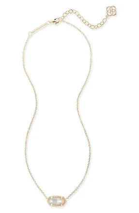 Kendra Scott Elisa Necklace in Ivory Mop at Nordstrom