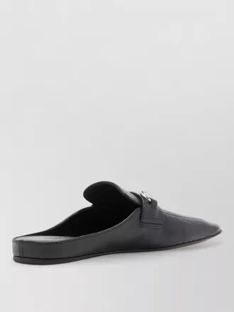 Gucci ragazzo square toe mules metallic hardware