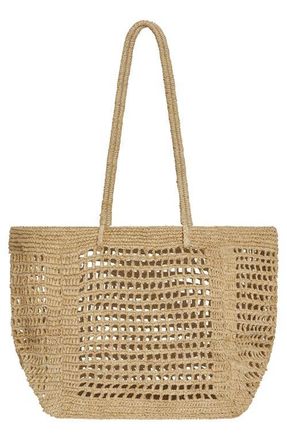 Vitamin A Ora Raffia Tote in Natural at Nordstrom