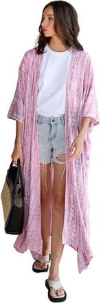 Pink Haley Sara Hand Dyed Robe at Nordstrom
