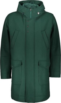 Herno Lange Parka - Heren - Parka Jassen - Groen - L - Wol - Jassen
