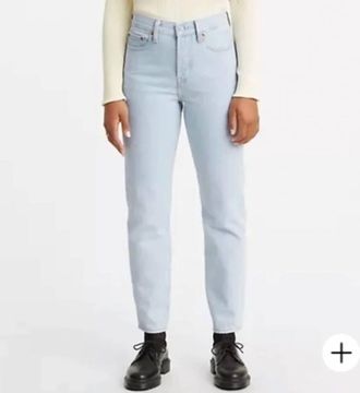 Levi's Womens Wedgie Fit Ankle Jeans In Blue