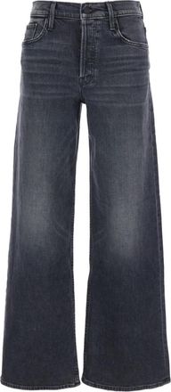 Mother Black Flared High Rise Jeans