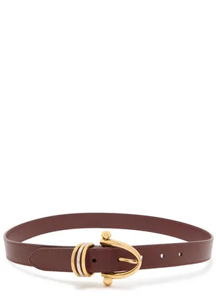 Chlo&eacute; The Chlo&eacute; Bracelet Leather Belt - Dark Brown - 90 (UK 14 / XL)