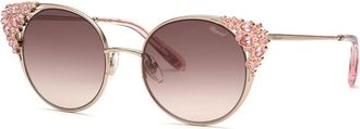 Chopard SCHL06S 0A39 Womens Sunglasses Gold Size 53