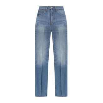 Victoria Beckham Straight Jeans, female, Blue, Size: W27 Denim Pants