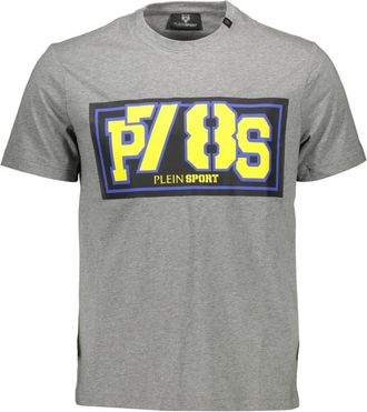 Plein Sport T-shirt met Korte Mouwen - Heren - Sportshirts - Veelkleurig - S - Katoen - Fitness
