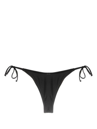 Moschino Slip bikini con stampa - Nero