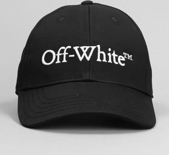 Off-white Cappello in cotone nero