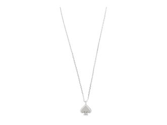 Kate Spade New York Everyday Spade Metal Mini Pendant Womens Necklace Silver, Brass