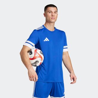 adidas Fussballtrikot ADIDAS PERFORMANCE SQUADRA 25 TRIKOT, Herren, Gr. XXL, blau (royal blau, wei&szlig;), Obermaterial: 100% Polyester, Rundhals, Trikots Fussbal