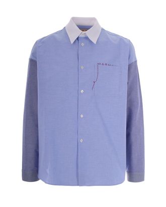 Marni Patchwork Embroidered Shirt