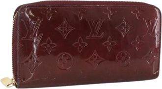Louis Vuitton Pre-owned Vintage Lange Portemonnee - Dames - Vintage Accessoires - Rood - ONE Size - Leer - Vintage