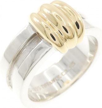 Tiffany & Co. Yellow Gold (18K) Silver 925 Band Ring (Pre-Owned)