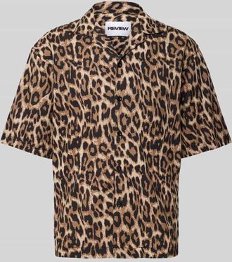 Review Loose Fit Freizeithemd aus Baumwoll-Leinen-Mix in Beige, Gr&ouml;&szlig;e XS