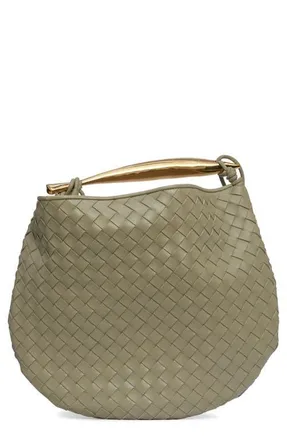 Bottega Veneta Sardine Intrecciato Leather Top Handle Bag in 2929 Travertine-Muse Bra at Nordstrom