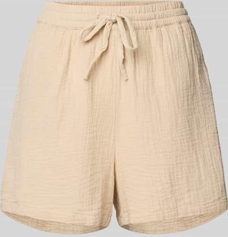 Only Regular Fit Shorts aus reiner Baumwolle in Sand, Gr&ouml;&szlig;e XS