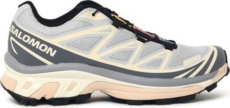Salomon Xt-6 Pearl Blue Fabric Sneakers