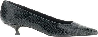 Aeyde Pumps met puntige neus - Dames - Pumps - Groen - 40 1/2 EU - Leer - Schoenen