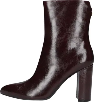 Mexx Schoenen, Dames, Bruin, 36 EU, Leer, Vida Indy Enkellaarsjes