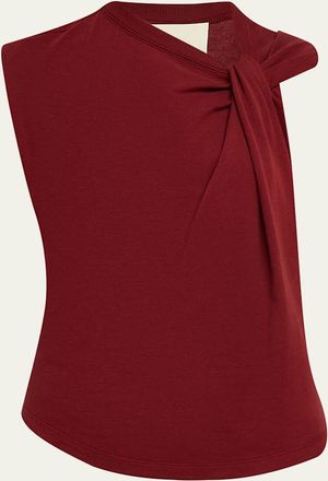 Isabel Marant Nayda Asymmetric Cotton T-Shirt