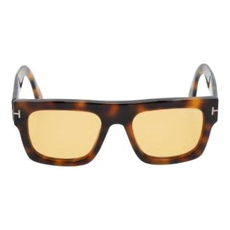 Tom Ford Pre-owned Accessories, female, Brown, Size: ONE SIZE Pre-owned Fausto Sunglasses
