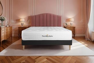 Royal Palace Bedding Somier Negro + Colch&oacute;n Con Espuma Viscoel&aacute;stica 120 X 220