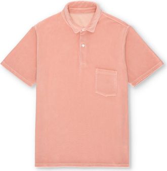 Fortela Missourim Terry Cloth Short Sleeve Polo in Pink at Nordstrom, Size Xx-Large Eu