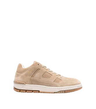 Axel Arigato Beige Perforated Area-Lo Sneakers