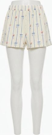 Z Supply Cozy Espresso Martini Shorts In Vanilla Ice