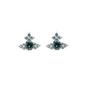 Vivienne Westwood Accessoires, Dames, Grijs, ONE Size, Feodorita Oorbellen
