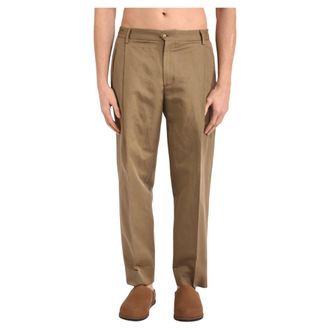 BRIGLIA 1949 Chinos, male, Brown, Size: XL Chinos