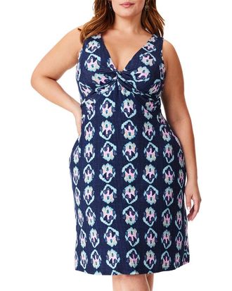 Nic+Zoe Nic+Zoe Plus Ocean Batik Dress