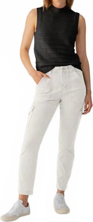 Sanctuary Sculpted Hayden Cargo Pants In Pumice Stone