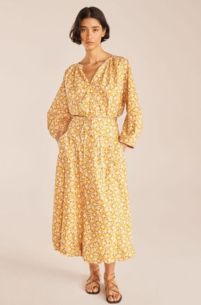 Rebecca Taylor Lattice Fleur Poplin Skirt