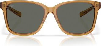 Costa May 57mm Polarized Phantos Sunglasses in Sun Ray /Gray 580G at Nordstrom