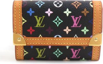 Louis Vuitton Black Monogram Multicolore Coin Purse/Coin Case (Pre-Owned)