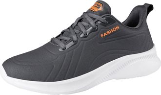 Generic Black Trainers, Mens Outdoor Shoes, Water-Repellent Jogging Shoes, Thick Sole, Fitness Shoes, Abrasion-Resistant Running Shoes, Plain Sports Shoes, Co