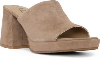 NYDJ Dewi Platform Slide Sandal in Light Taupe at Nordstrom, Size 7.5