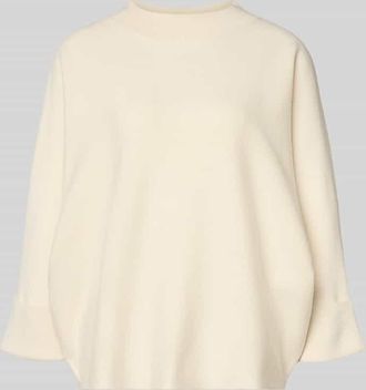 Comma Strickpullover aus Viskose-Mix mit 3/4-Arm in Offwhite, Größe XL