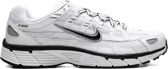 Nike Sneakers P-6000 White Metallic Silver Black - Bianco