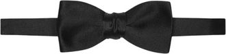 Saint Laurent Black Silk Bow Tie