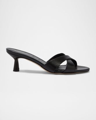 Aeyde 55mm Vero Nappa Leather Slide Sandals
