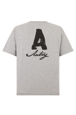 Autry Cotton Melange T-Shirt - Gray
